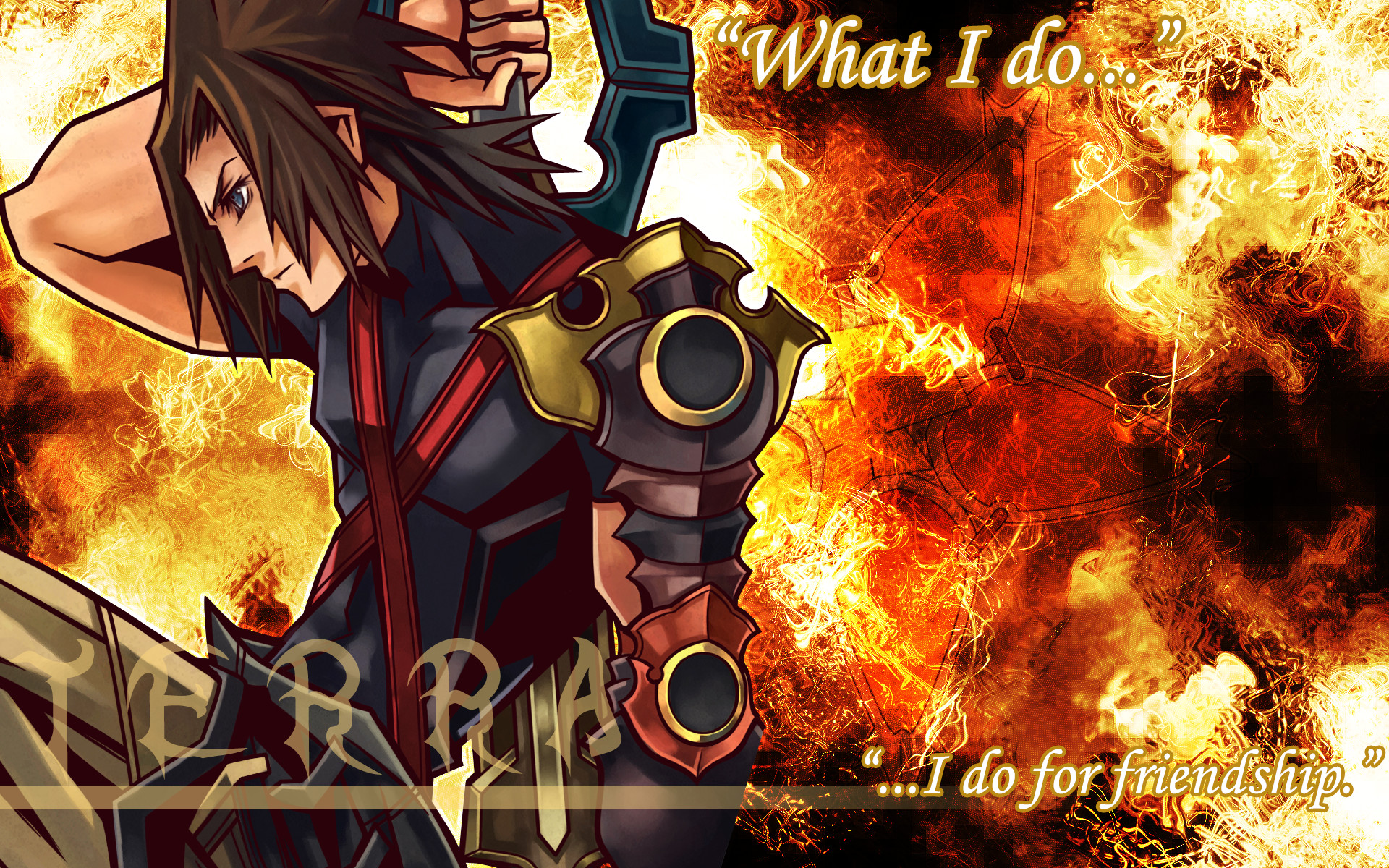Terra Wallpaper - Terra Kingdom Hearts Profile - HD Wallpaper 