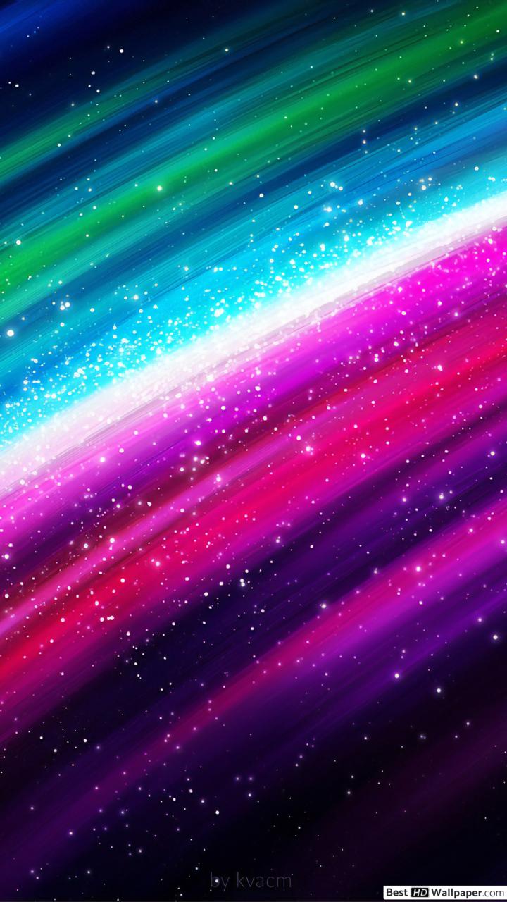 Background Light Stars Colors - HD Wallpaper 