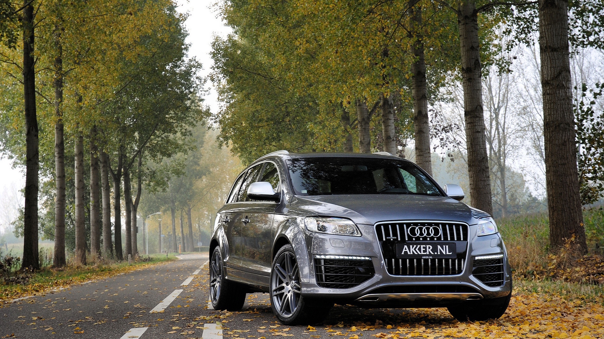 Wallpaper Jeep, Grey, Metallic, Q7, Gray, Audi - Full Hd Audi Q7 - HD Wallpaper 