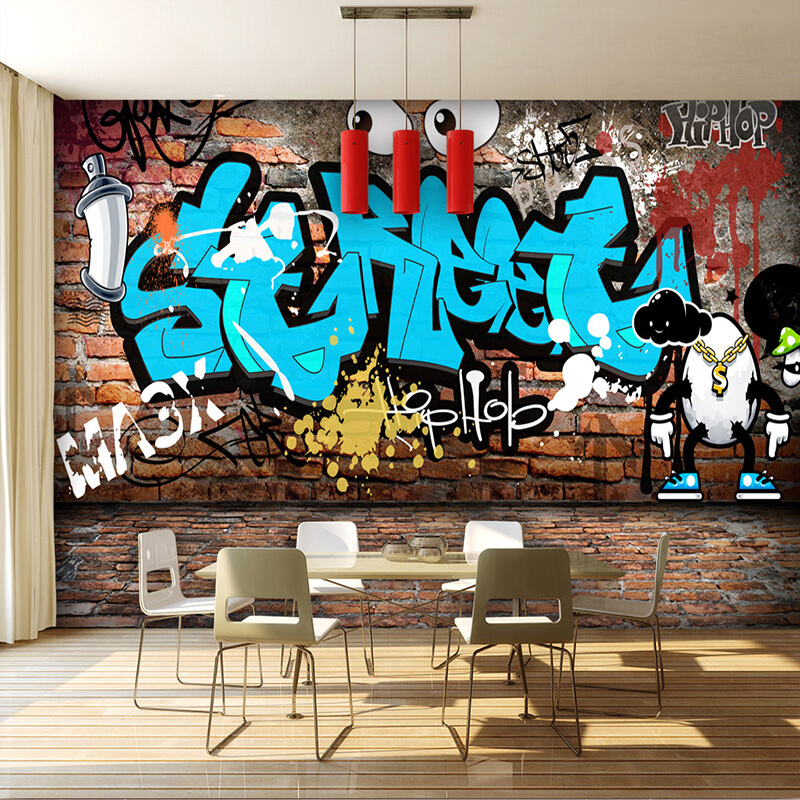 Pared Graffiti - HD Wallpaper 