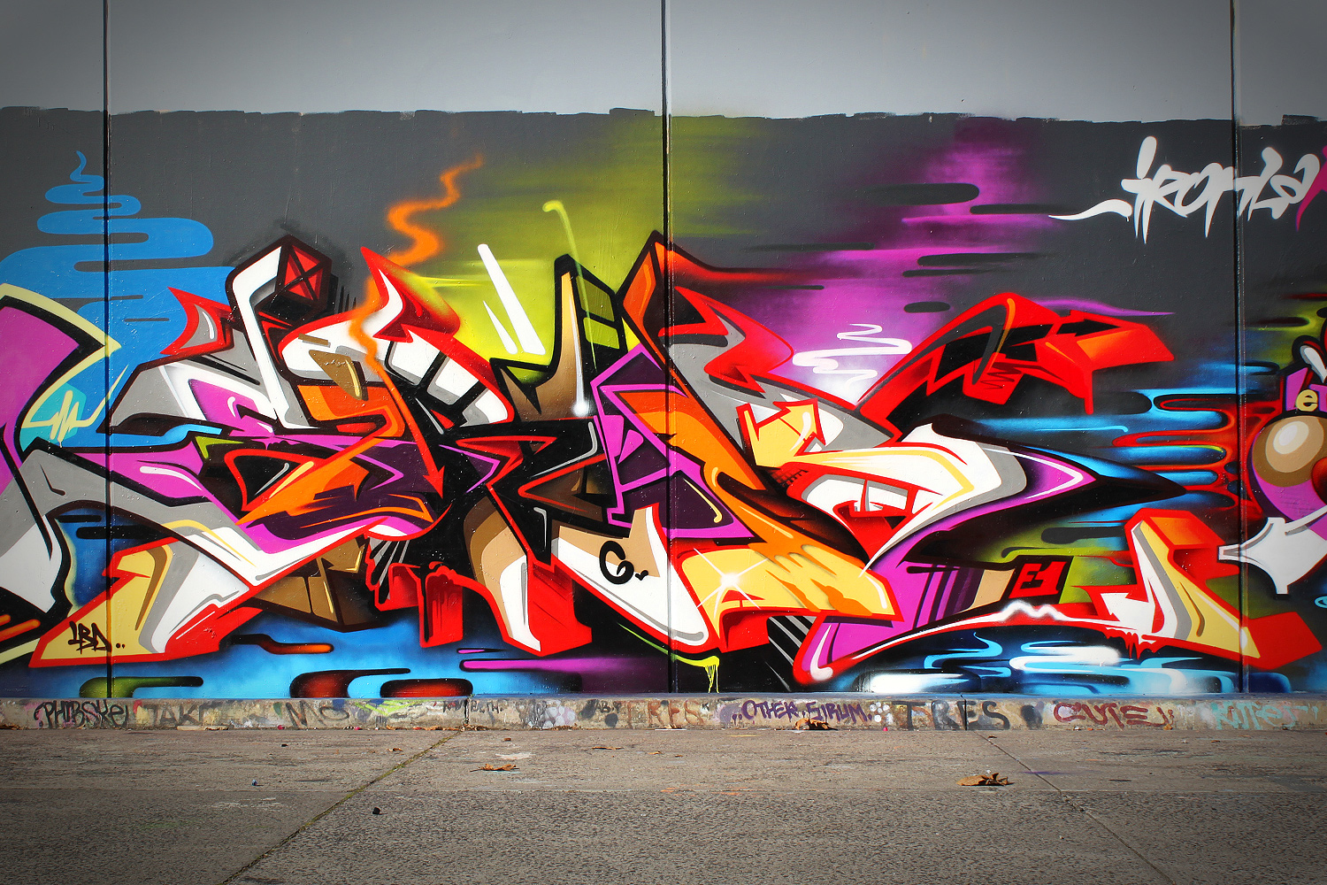Graffiti Wall Background 3d - HD Wallpaper 