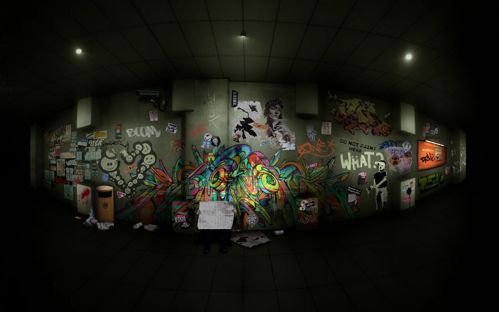 High Resolution Graffiti Wall Hd - HD Wallpaper 