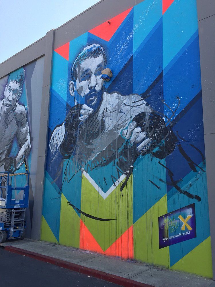 Stickers Gmyanbz Photo Wallpaper 3d Three-dimensional - Boxing Street Art - HD Wallpaper 