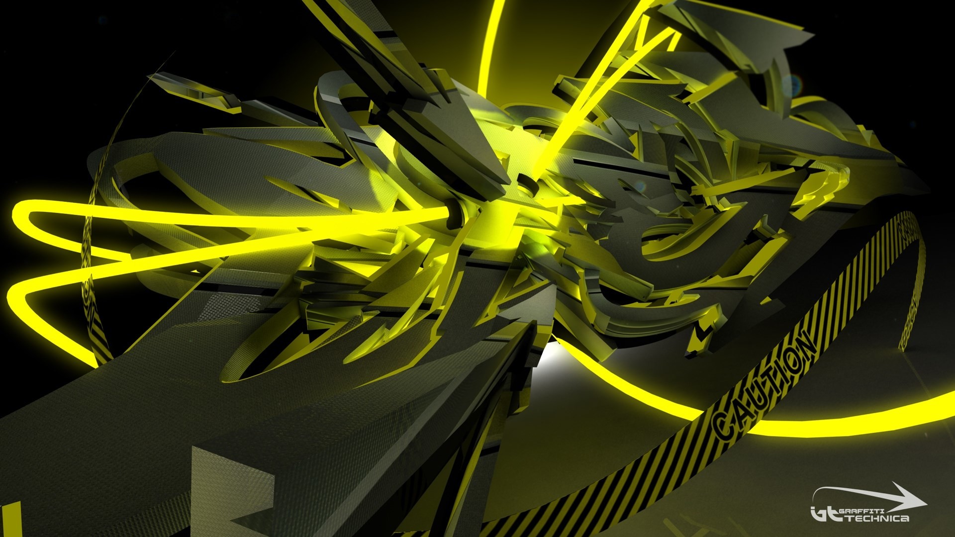 Graffiti Wallpaper Desktop 
 Data-src - Gtx 670 Unigine Heaven - HD Wallpaper 