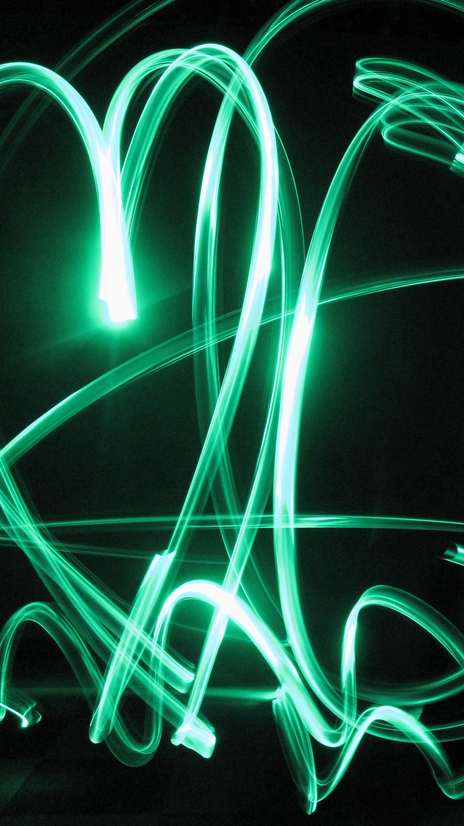 Wallpaper Neon, Green, Light Graffiti - Green Neon Lights Background - HD Wallpaper 