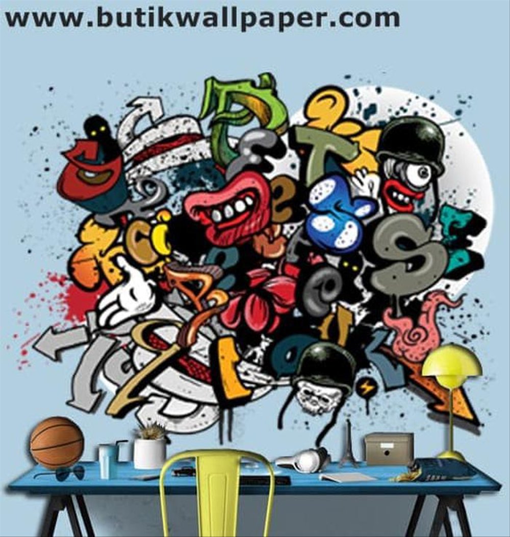 Wallpaper Dinding Custom Dan Poster Grafiti 2 Engineering - HD Wallpaper 