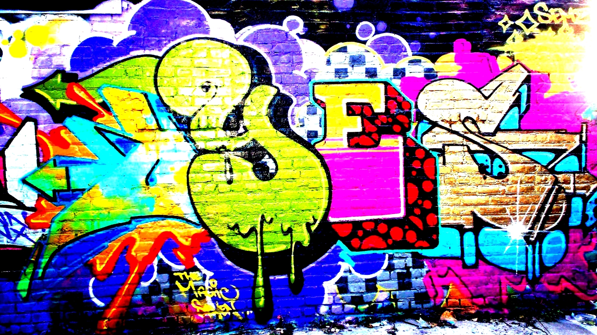 Hdq Cover Graffiti Wallpapers - HD Wallpaper 