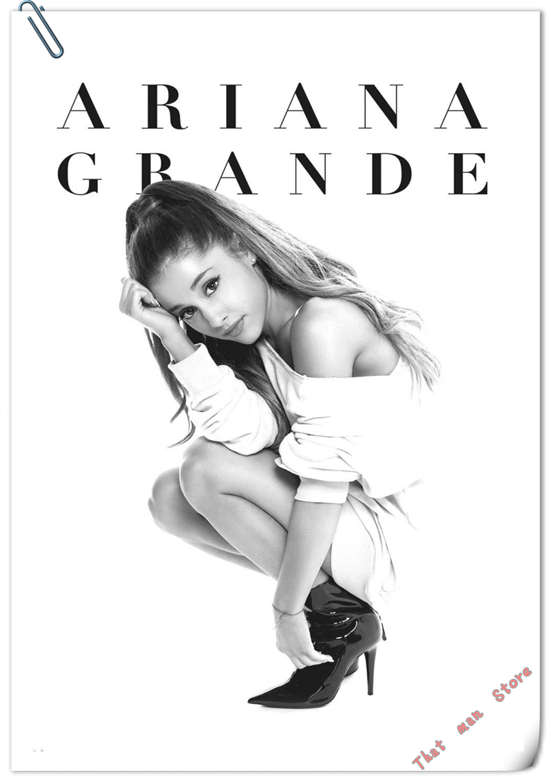 White Ariana Grande Poster - HD Wallpaper 