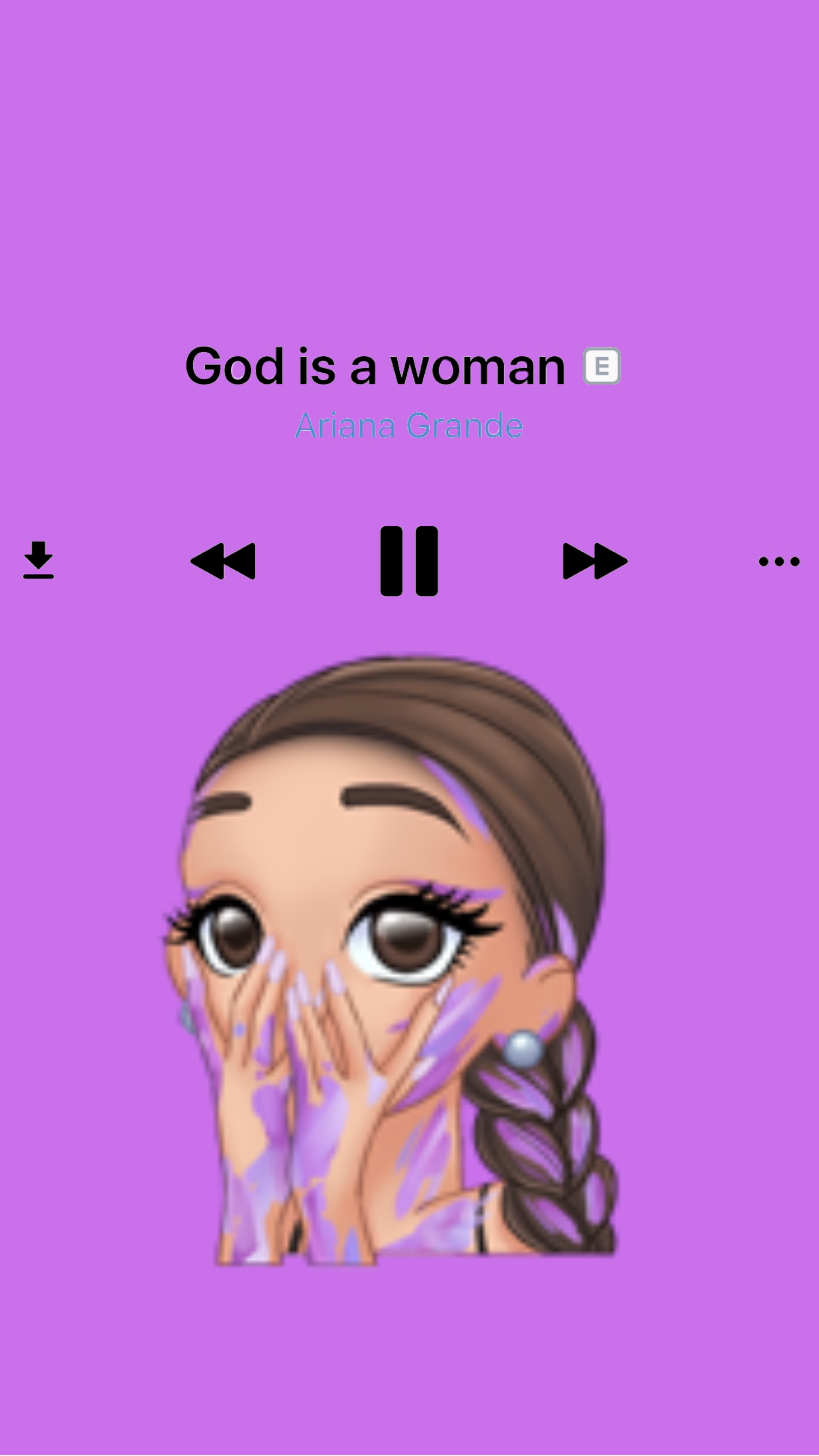 #freetoedit #wallpaper #arianagrande #phone #phonewallpaper - Ariana Grande God Is A Woman Emojii - HD Wallpaper 