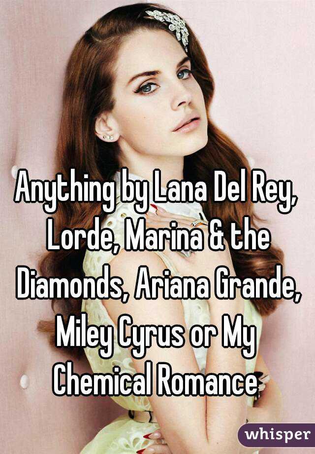Anything By Lana Del Rey, Lorde, Marina & The Diamonds, - Whisper Marina And The Diamonds - HD Wallpaper 