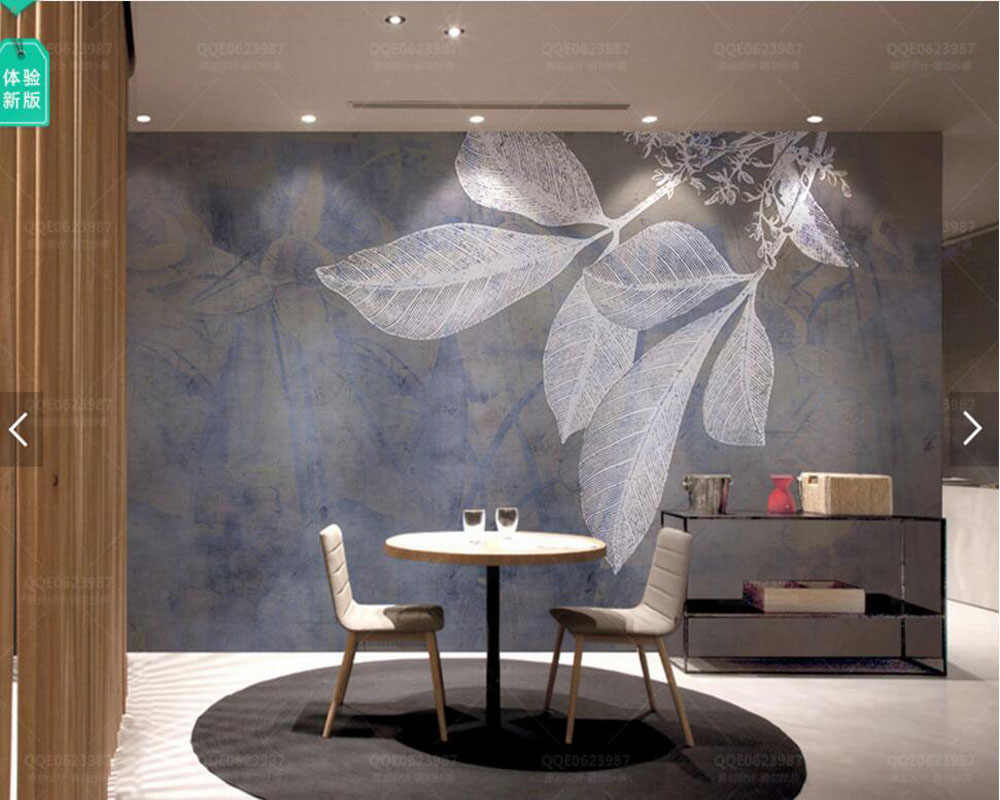 Modern Stylish Lines Leaves Nordic Texture Wallpaper,living - High Resolution Modern Wallpaper Texture - HD Wallpaper 