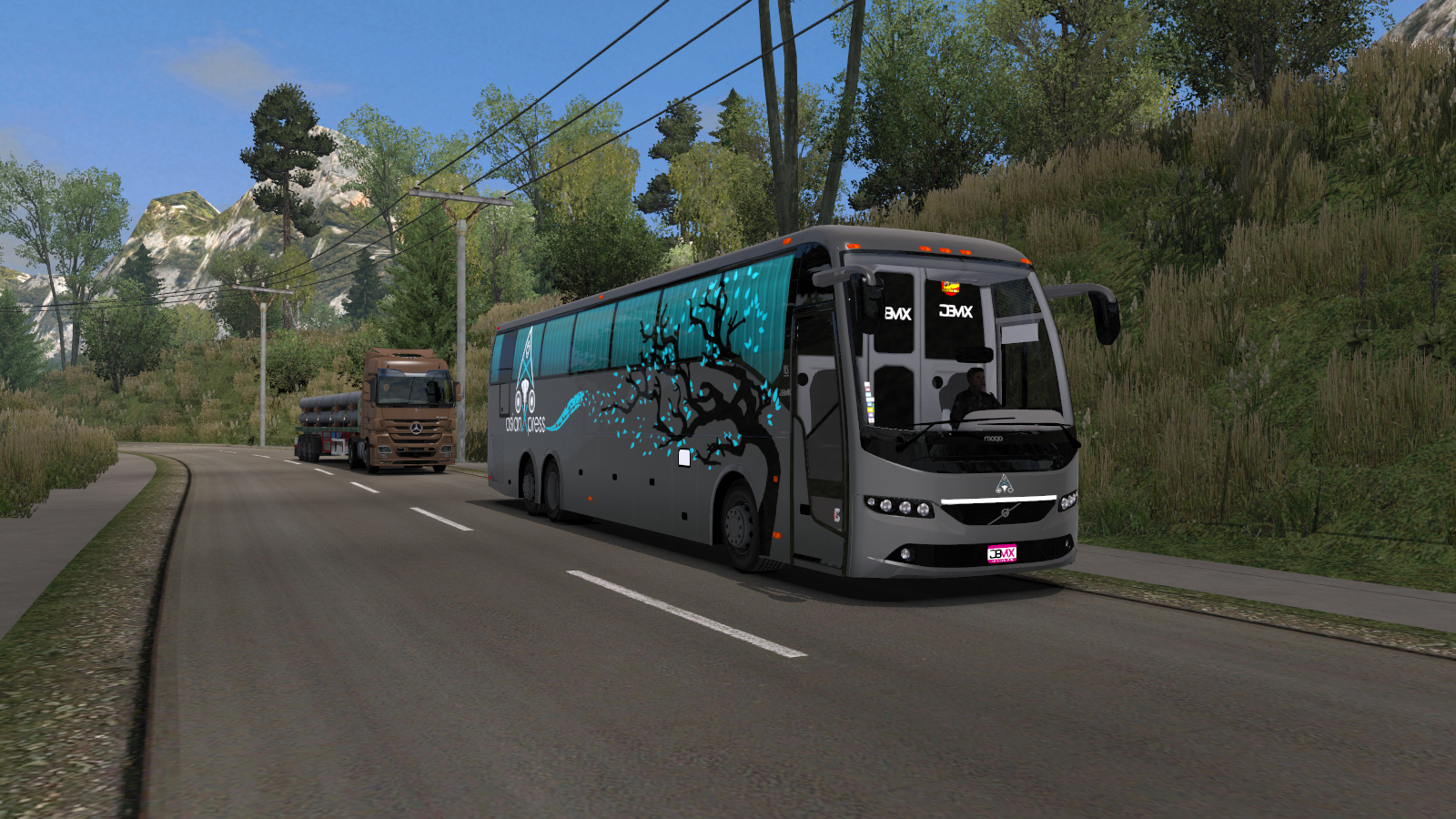 Wallpaper Bus Indonesia - HD Wallpaper 