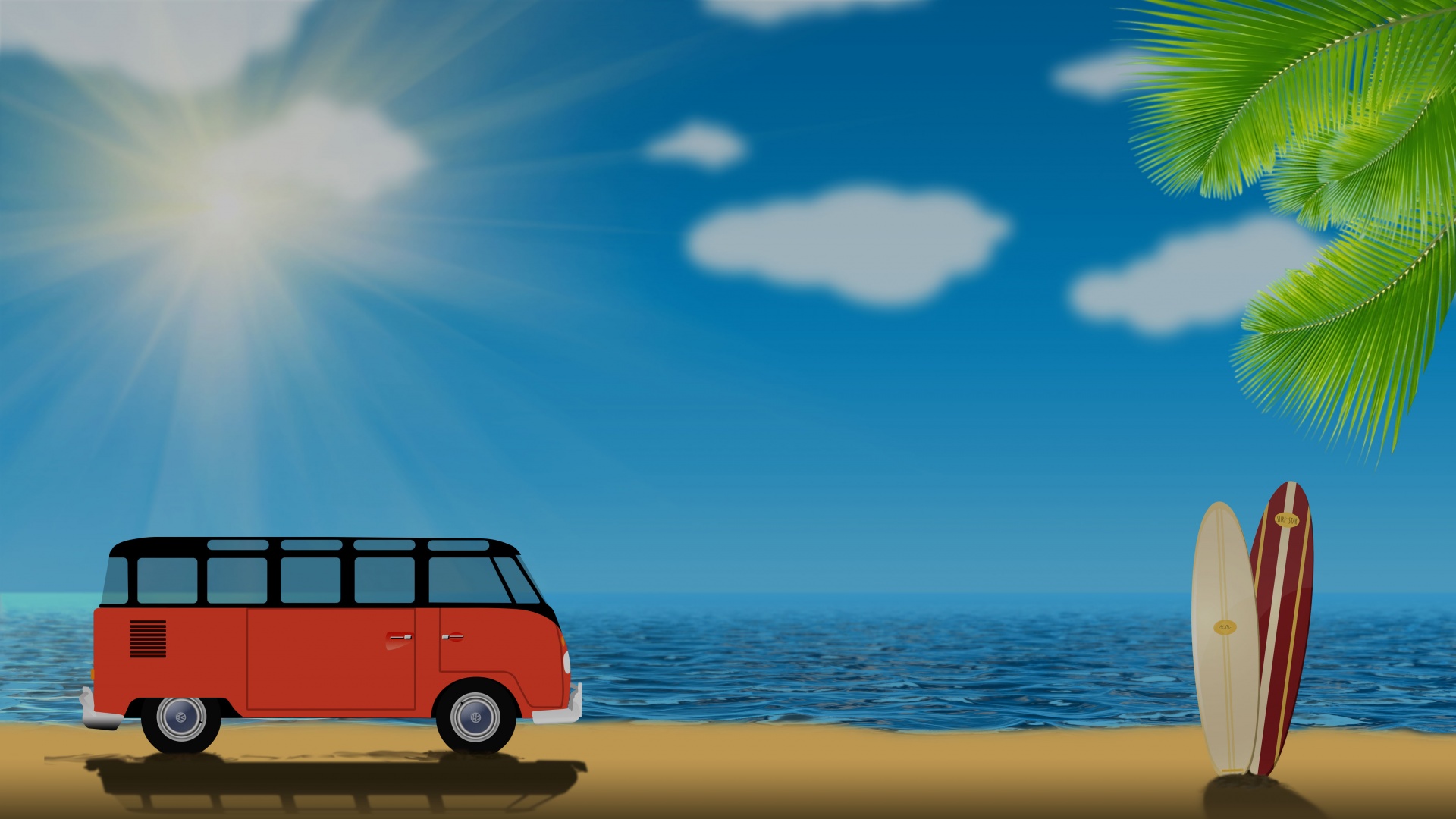 Vanagon Volkswagon Kombi Free Photo - C Est Bientôt La Rentrée École - HD Wallpaper 