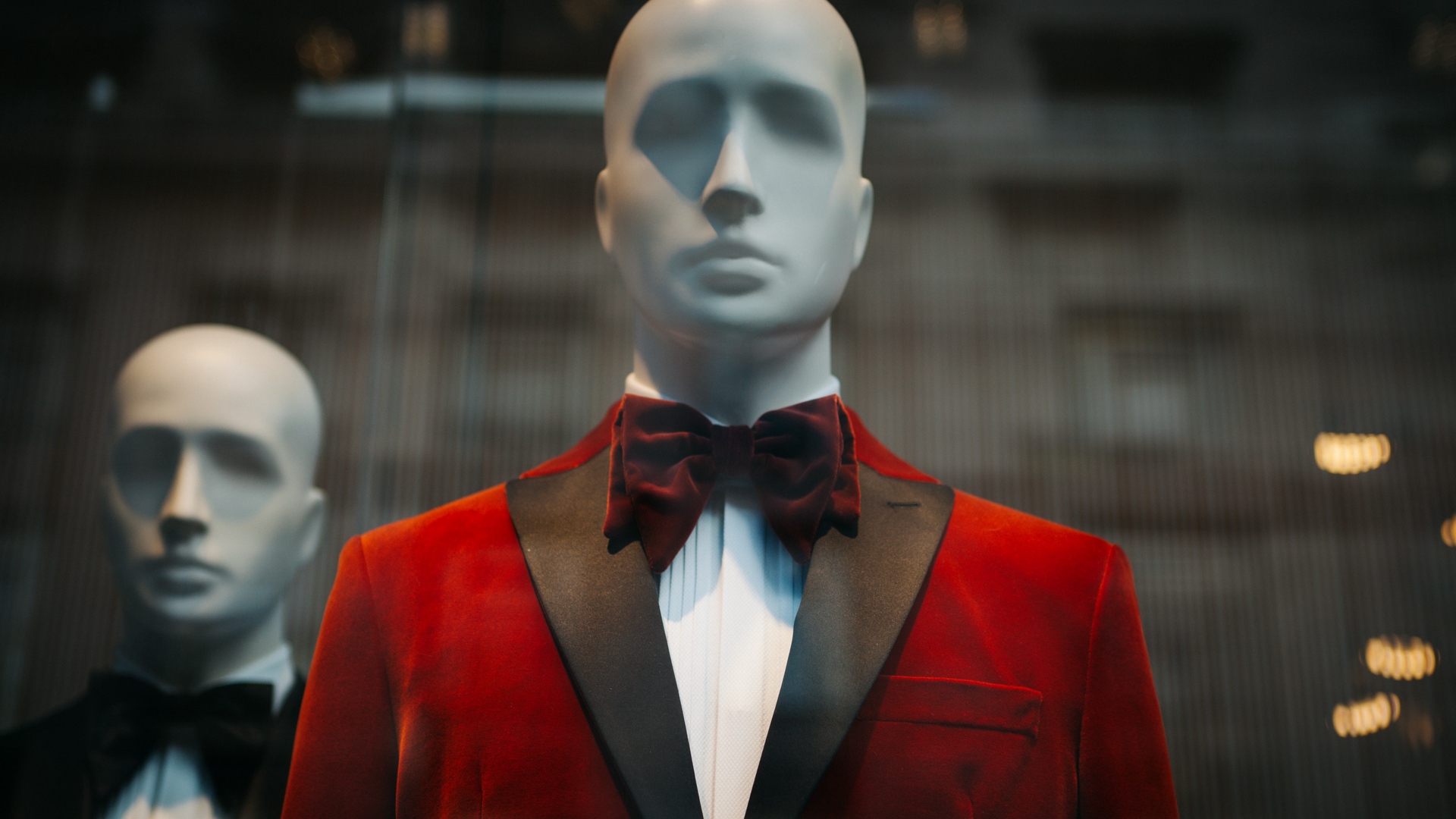 Wallpaper Mannequin, Suit, Men, Fashion, Style, Tie, - Red Christmas Cocktail Attire Men - HD Wallpaper 