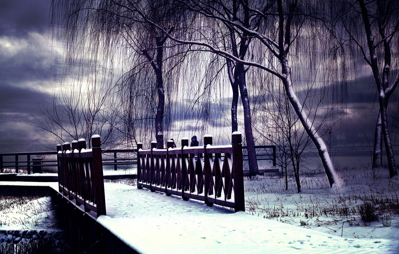 Photo Wallpaper Winter, Snow, Landscape, Winter, Snow, - Snow - HD Wallpaper 