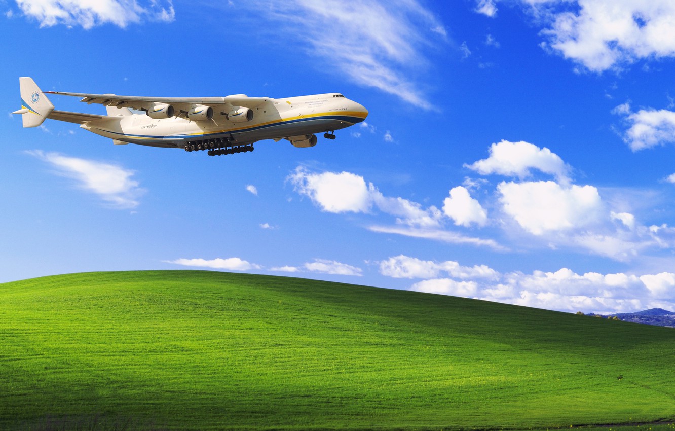 Photo Wallpaper Clouds, The Plane, Strip, Windows, - Desktop Windows Home Screen - HD Wallpaper 