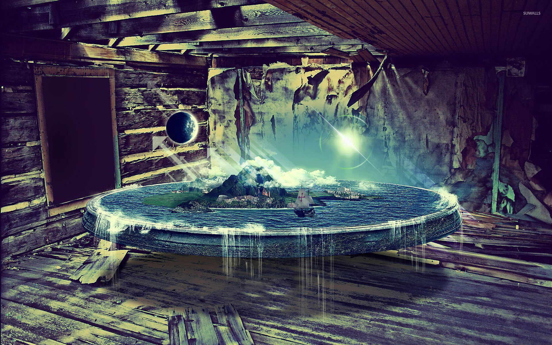 Abandoned Room - HD Wallpaper 