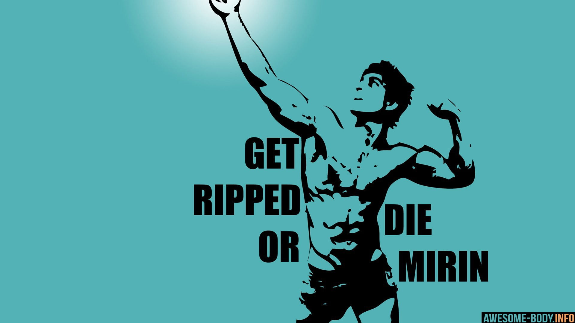 Zyzz Get Shredded Or Die Mirin - HD Wallpaper 