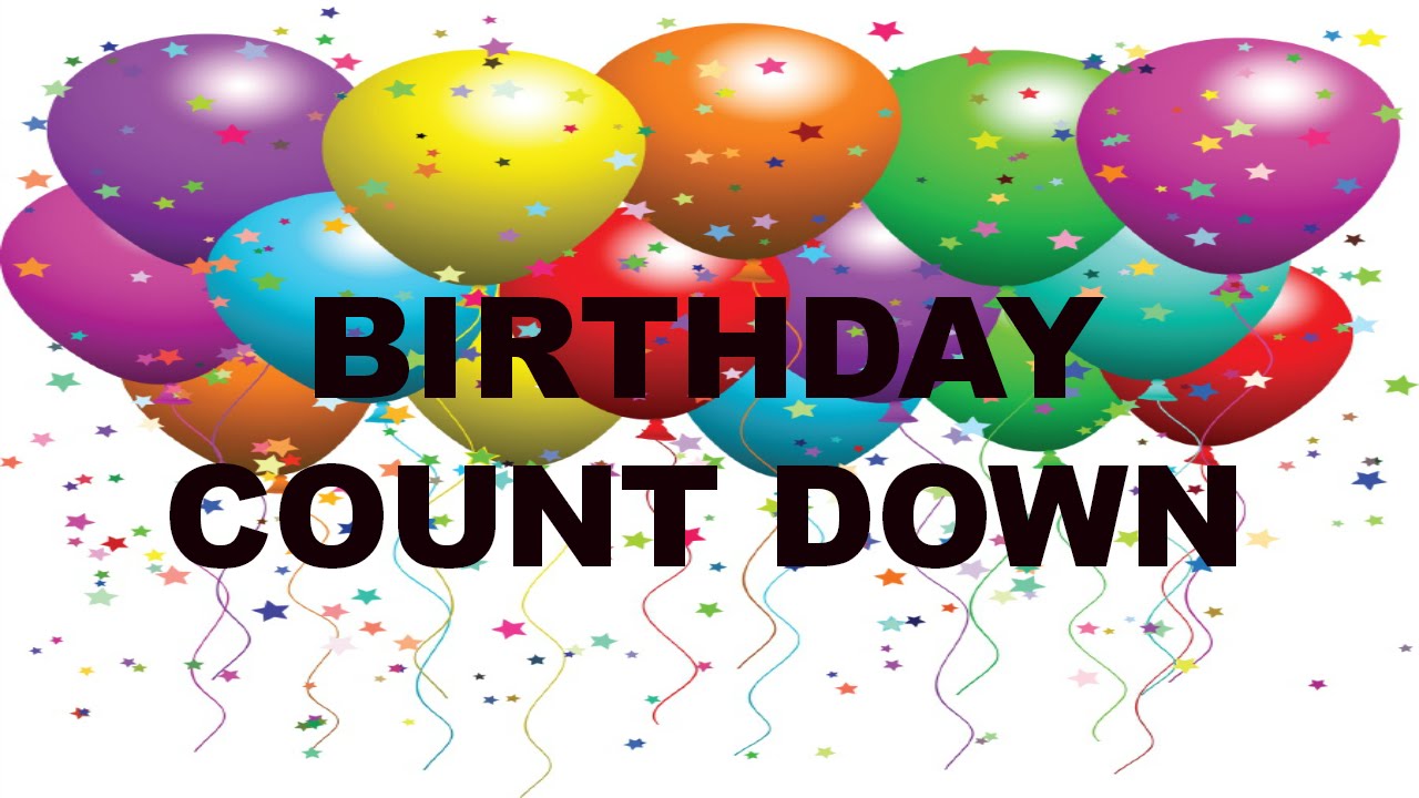 Pre-birthday Celebration Count Down - Graphic Design - 1280x720 Wallpaper - Pre-birthday Celebration Count Down - Graphic Design - 1280x720 Wallpaper -