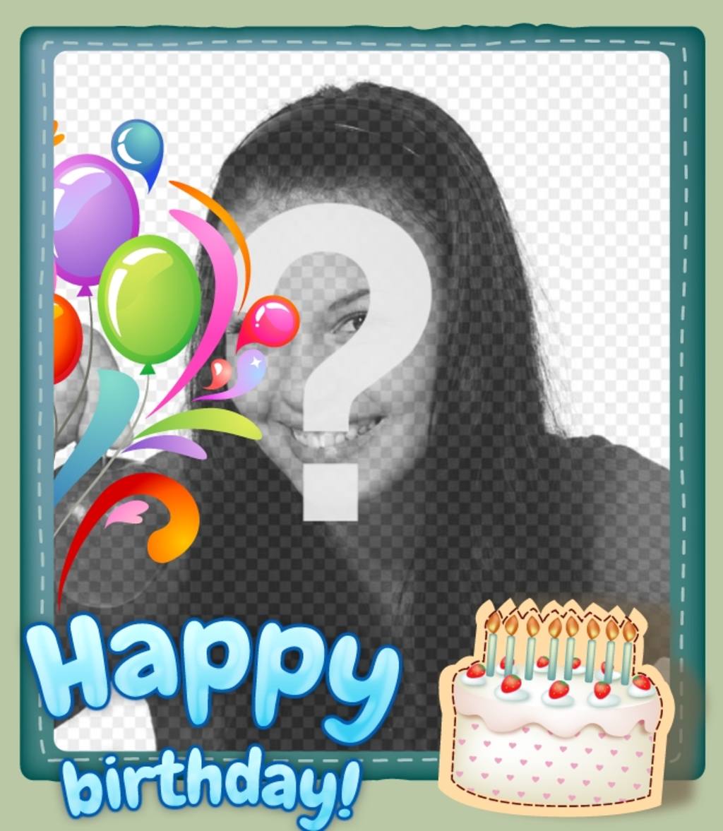 Free Birthday Card Customizable With Photo - Imagenes De Rosas Para Poner - HD Wallpaper 