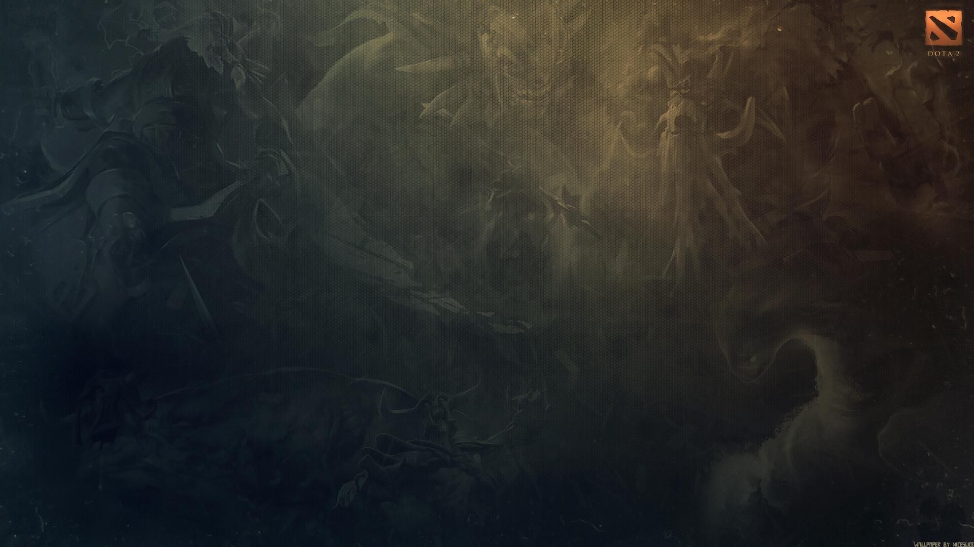 1080p Dark Wallpapers Group - Dota 2 Gray Background - HD Wallpaper 