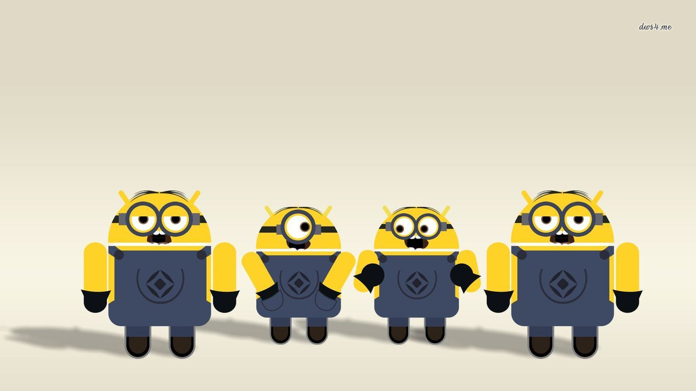 Android Minions - HD Wallpaper 