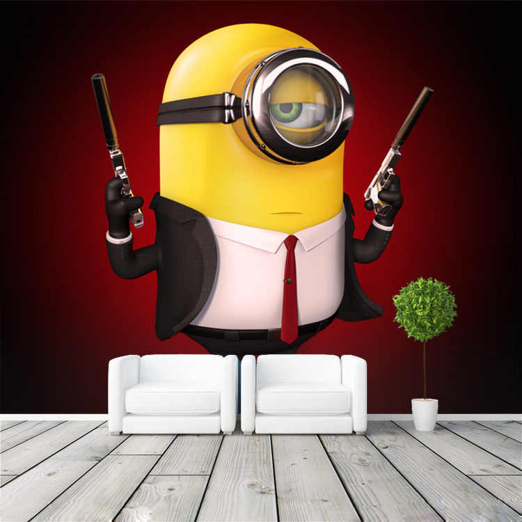Minion Agent 47 - HD Wallpaper 