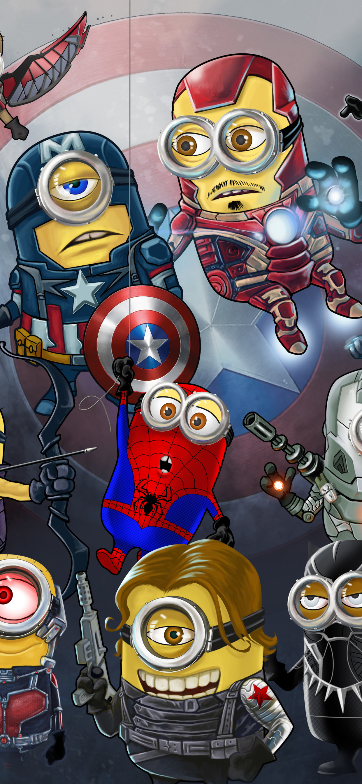 Minion America Civil War - HD Wallpaper 