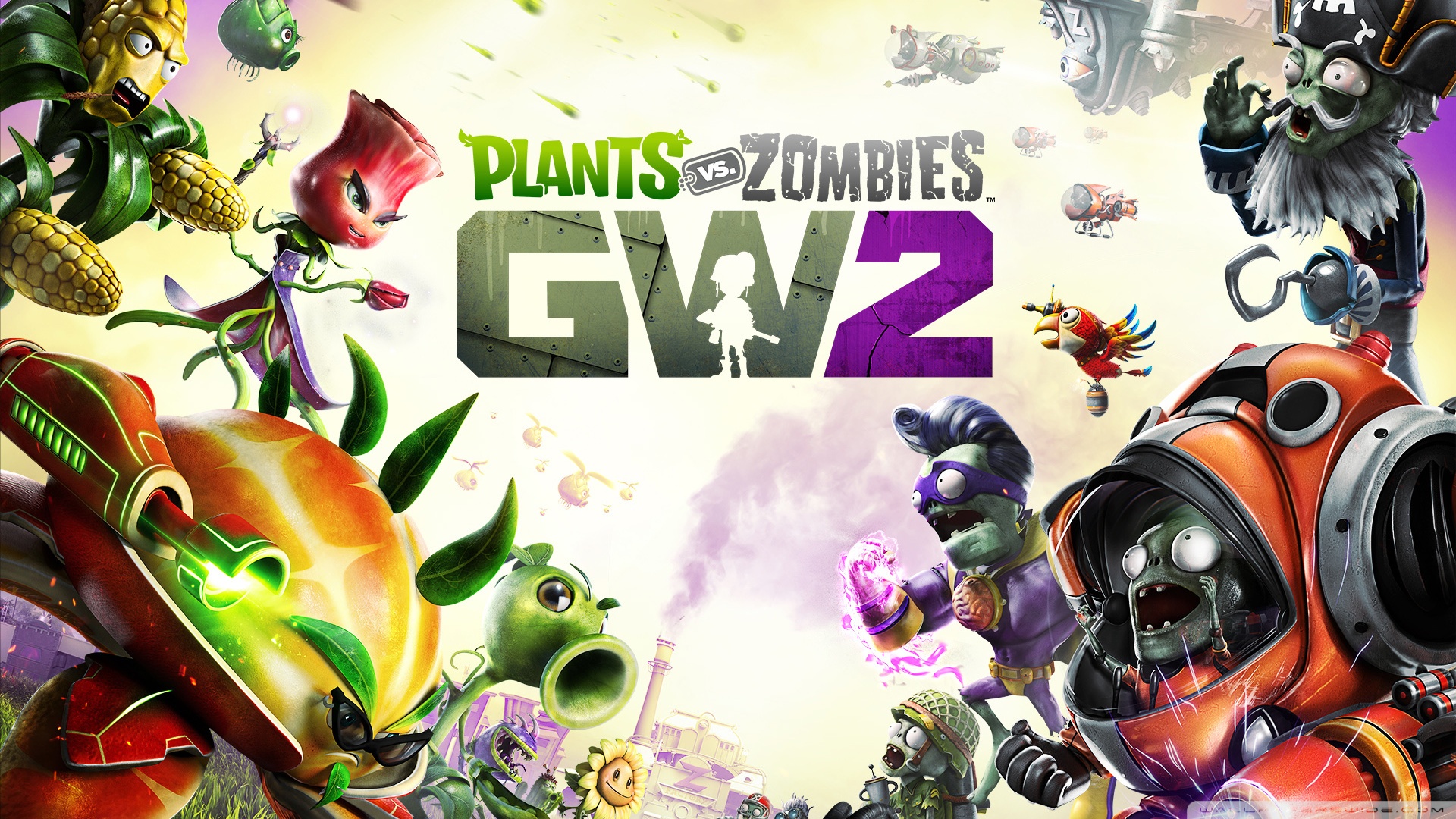 Plants Vs Zombies - HD Wallpaper 