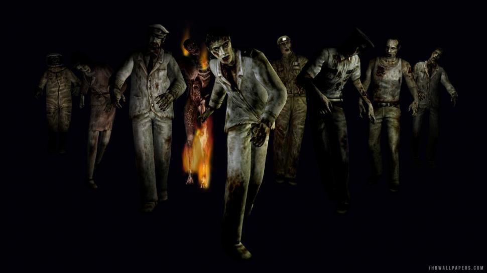 Resident Evil Zombies Wallpaper,resident Hd Wallpaper,evil - Zombie Apocalypse Background Zombies - HD Wallpaper 