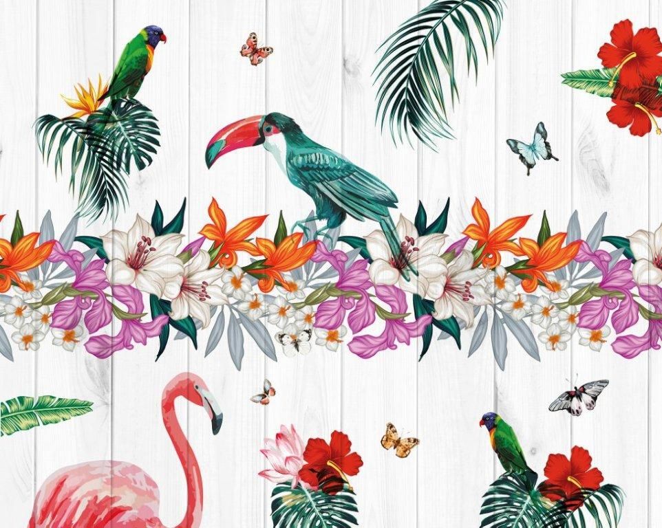 Murals Bird Of Paradise - HD Wallpaper 