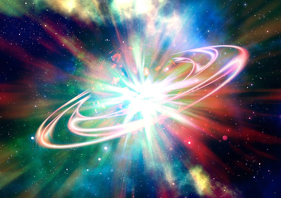 Astronomy, Explosion, Big Bang, Pop, Fireball, Brand, - Explosión De Big Bang - HD Wallpaper 