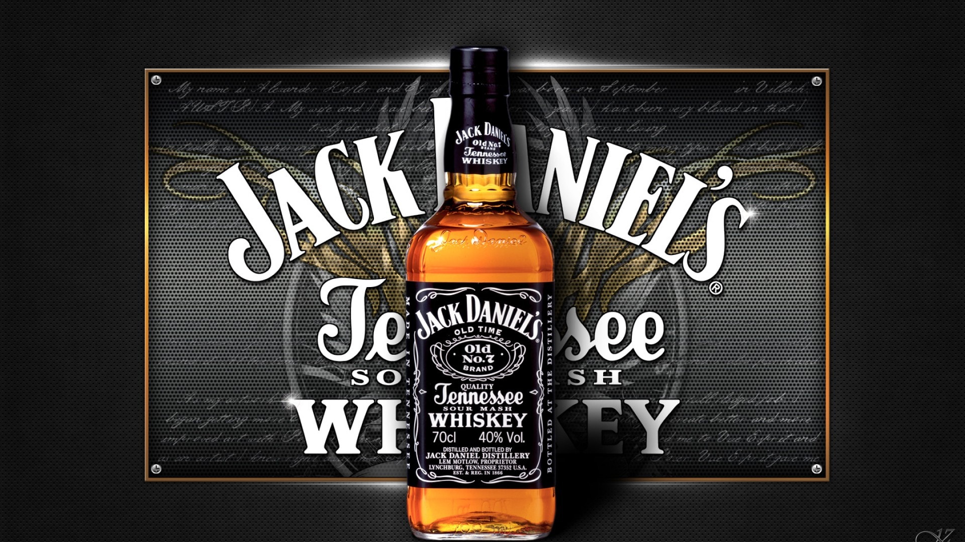 Jack Daniels Wallpaper - Tennessee Whiskey - HD Wallpaper 