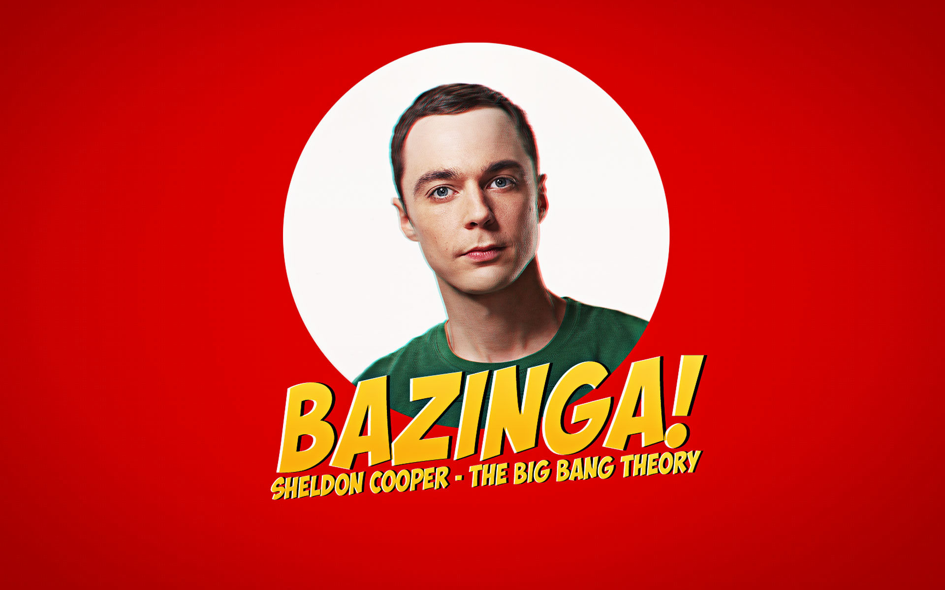 Sheldon Big Bang Theory Bazinga - HD Wallpaper 