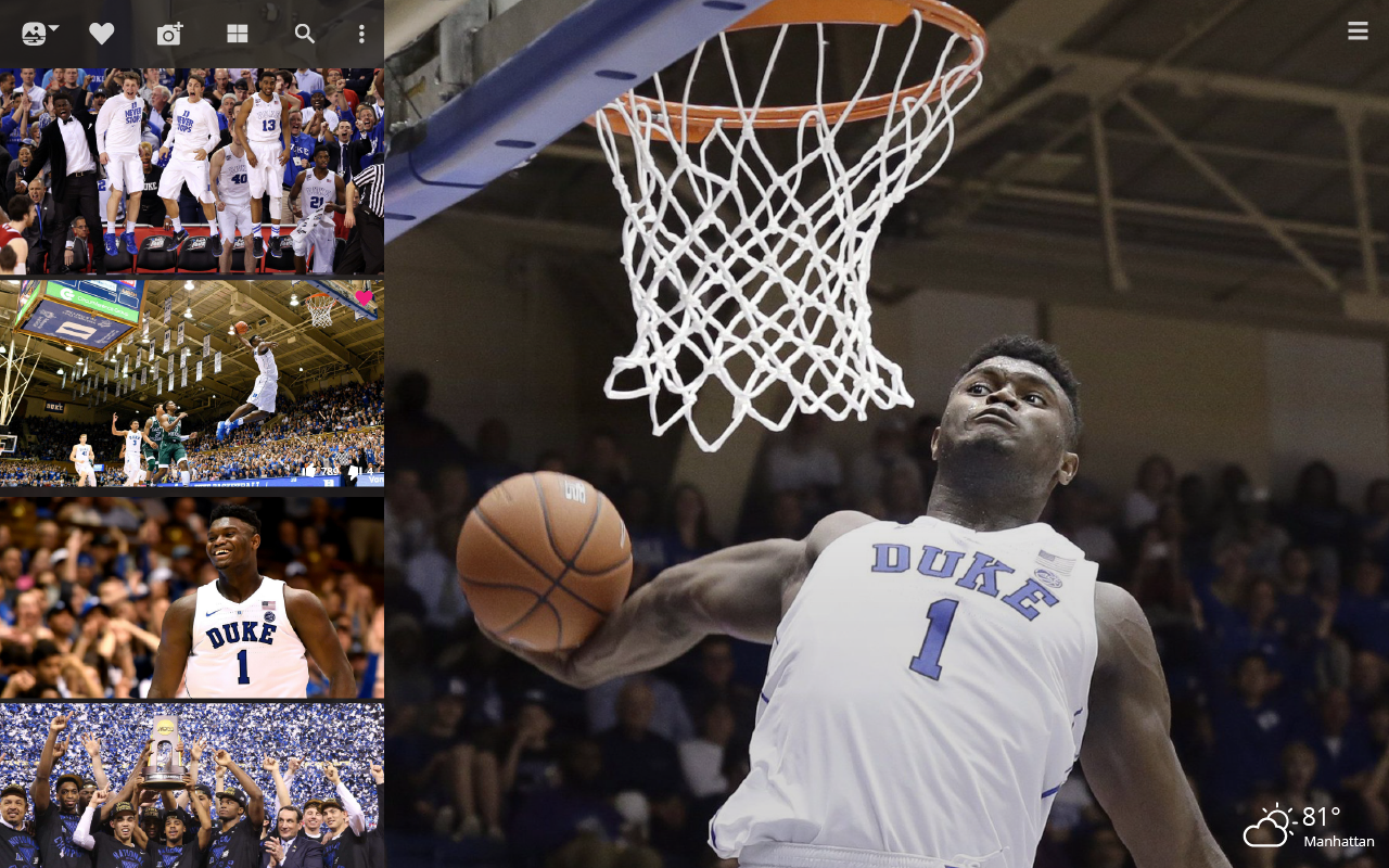 Duke Blue Devils Basketball - Zion Williamson - HD Wallpaper 