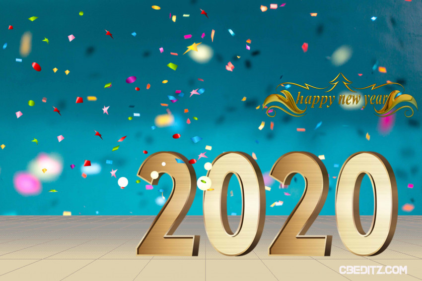 Happy New Year Editing Backg - Happy New Year 2020 Photo Editing - HD Wallpaper 