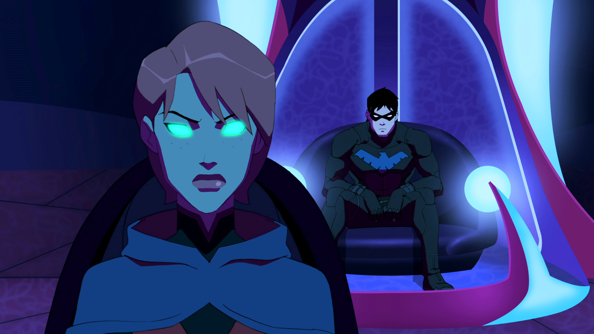 Starfire And Nightwing In Young Justice - HD Wallpaper 