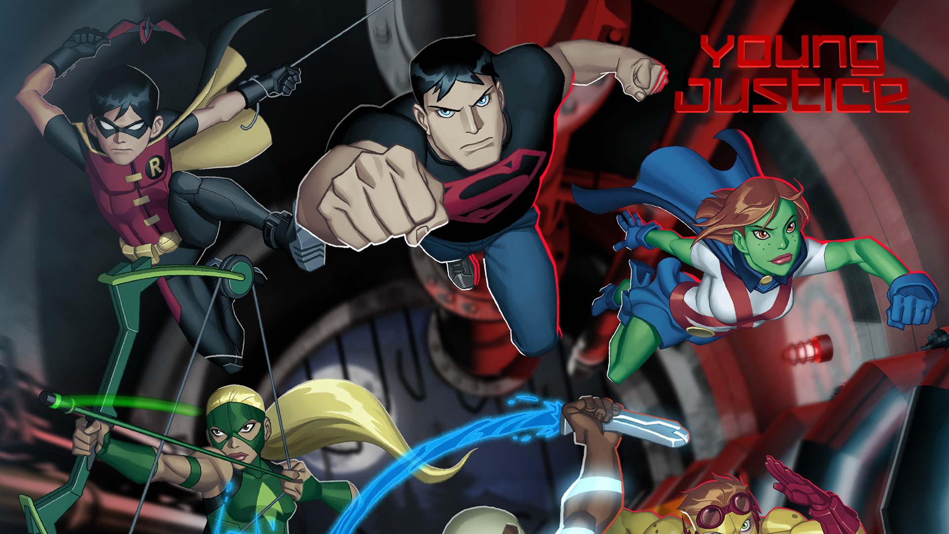 Young Justice Pics, Cartoon Collection - Young Justice Cartoon Network - HD Wallpaper 