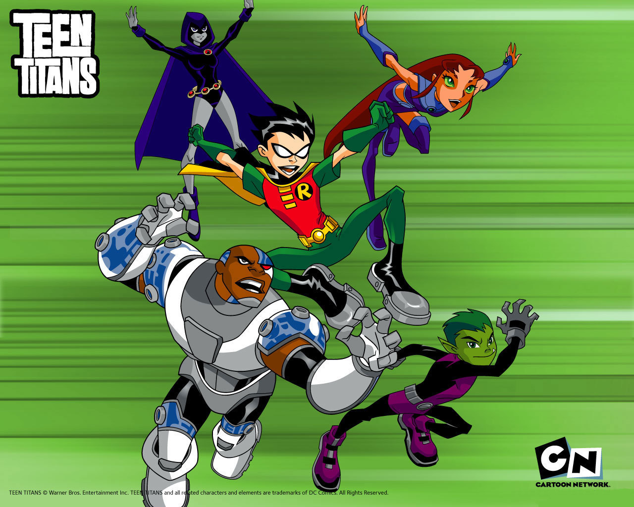 Os Jovens Titãs - Teen Titans Warner Bros Kids - HD Wallpaper 