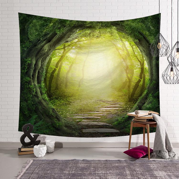 Enchanted Forest Tapestry - HD Wallpaper 