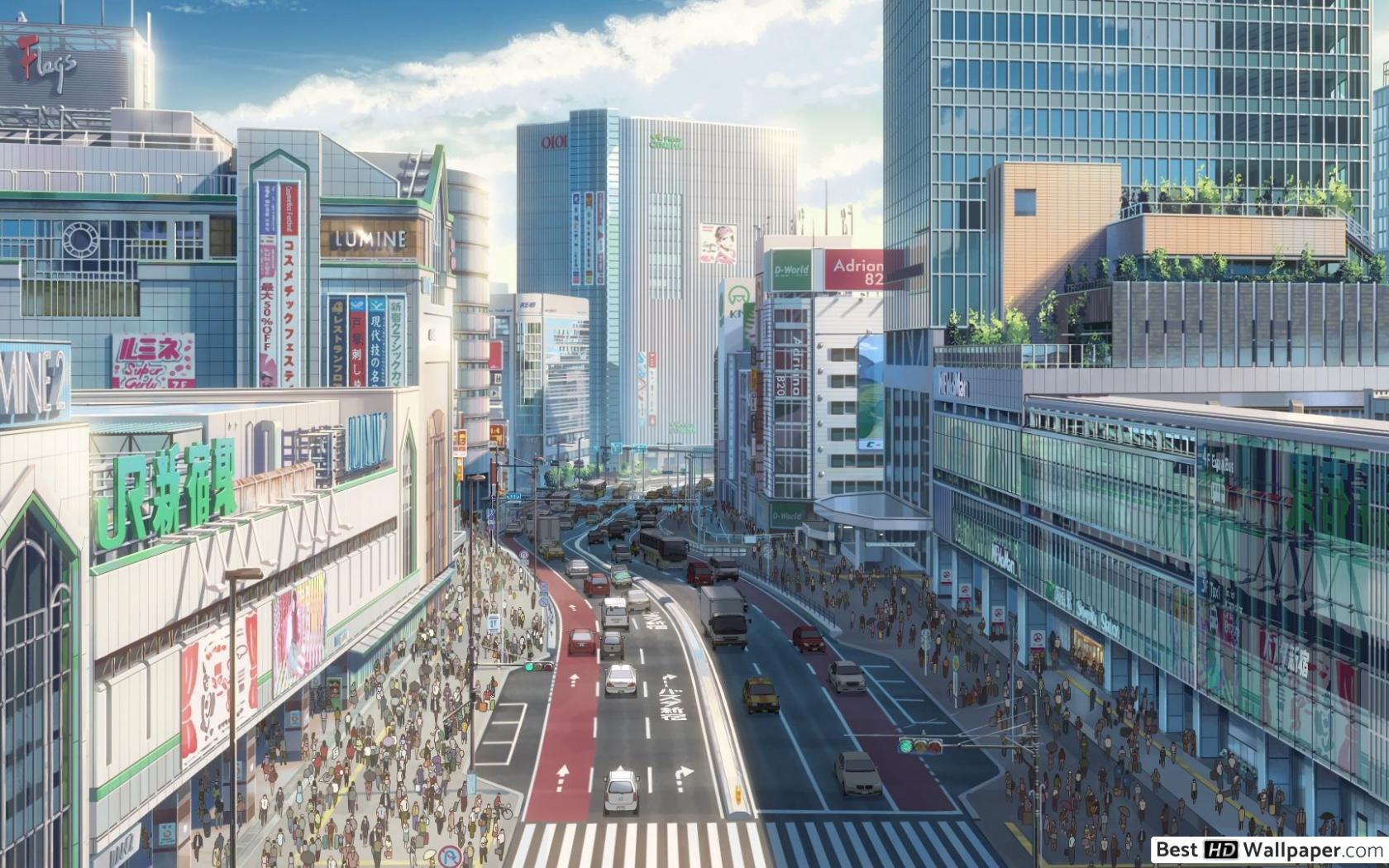 Kimi No Na Wa Tokyo - HD Wallpaper 