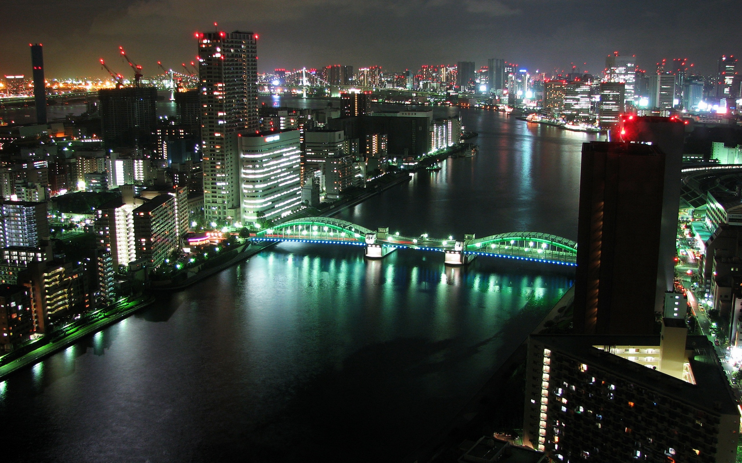 Tokyo Panorama Dual Monitor - Dual Monitor Wallpaper Tokyo - HD Wallpaper 