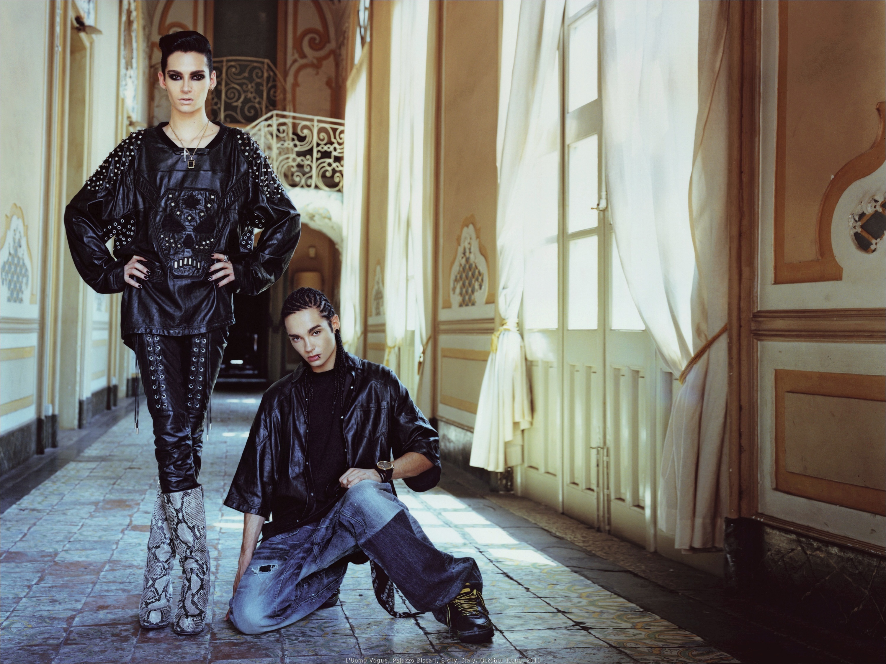 Bill And Tom Kaulitz 2010 - HD Wallpaper 