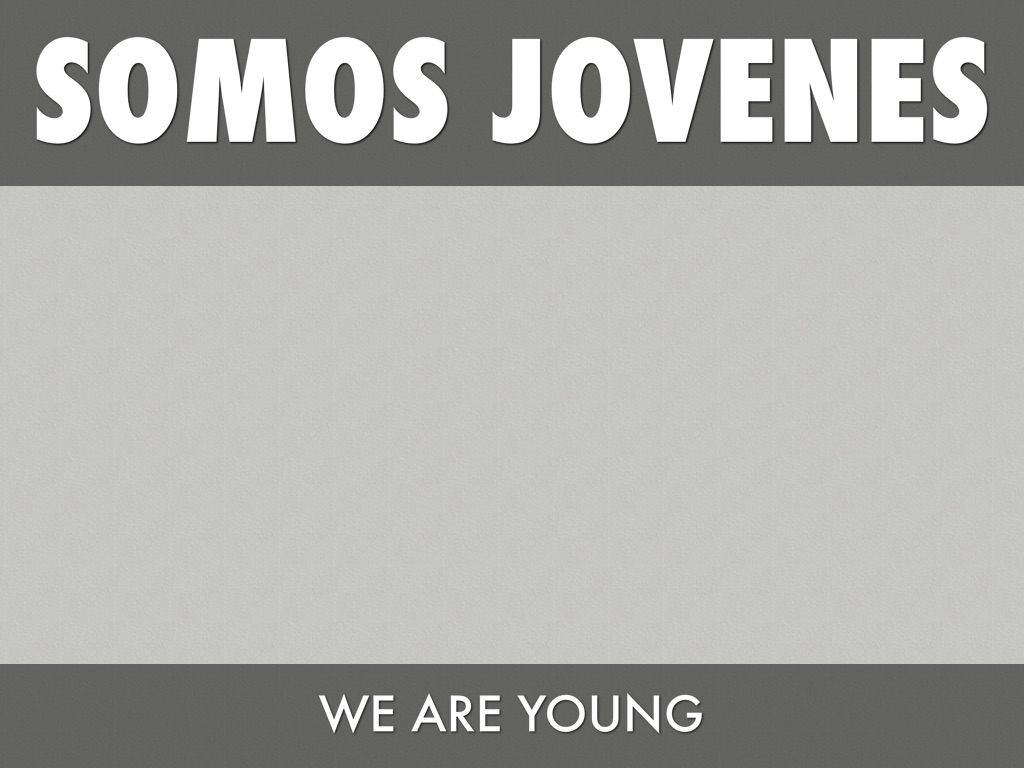 Somos Jovenes We Are Young - You Think You Are Nbc - HD Wallpaper 