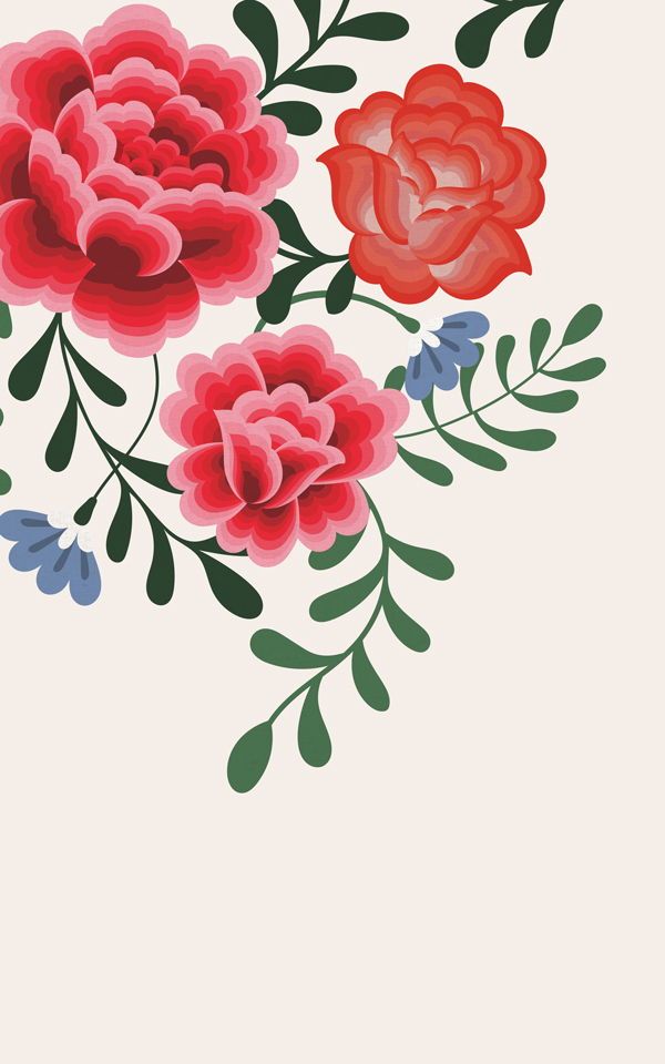 Frida Kahlo Flower Background - HD Wallpaper 