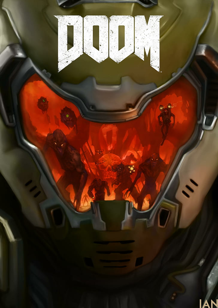 Doom , Doom 4, Doom (2016), Doom Slayer, Fantasy Armor, - Doom 2016 Deviantart - HD Wallpaper 