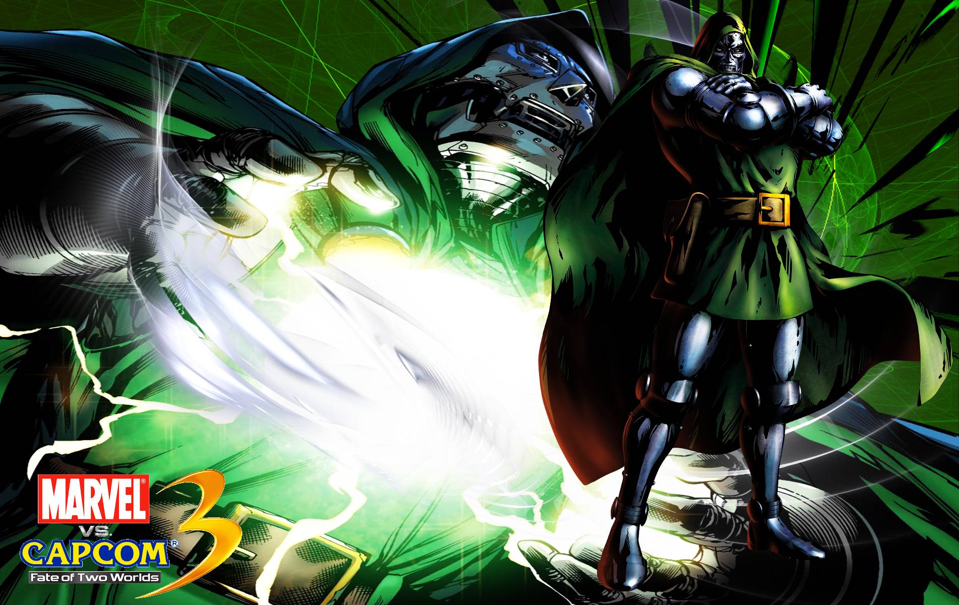 High Resolution Dr Doom, By Ramona Hammor - Dr Doom Ultimate Marvel Vs Capcom 3 - HD Wallpaper 