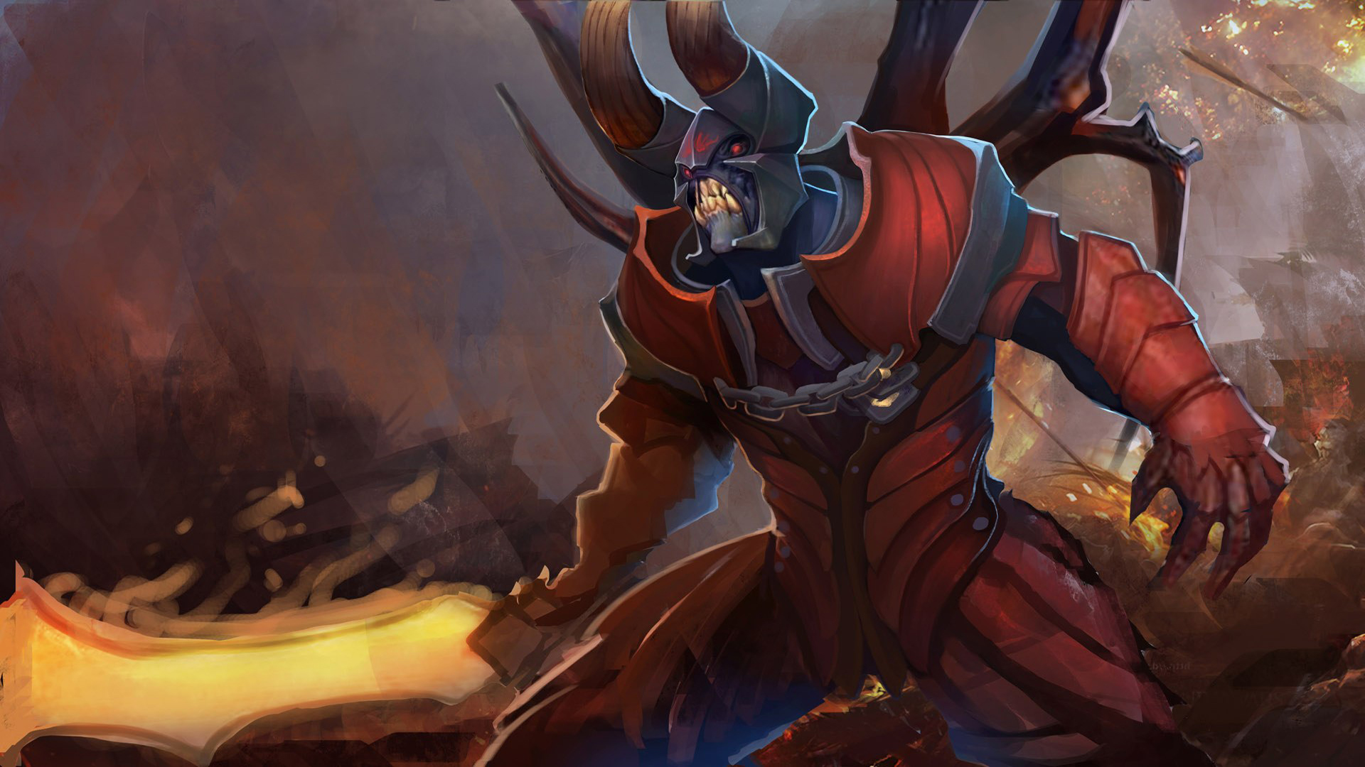 Doom Fan Art Dota - Dota Doom - HD Wallpaper 