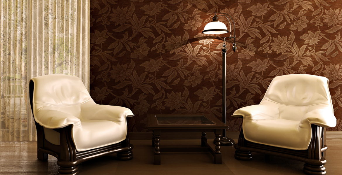 دیزاین منزل با کاغذ دیواری - HD Wallpaper 