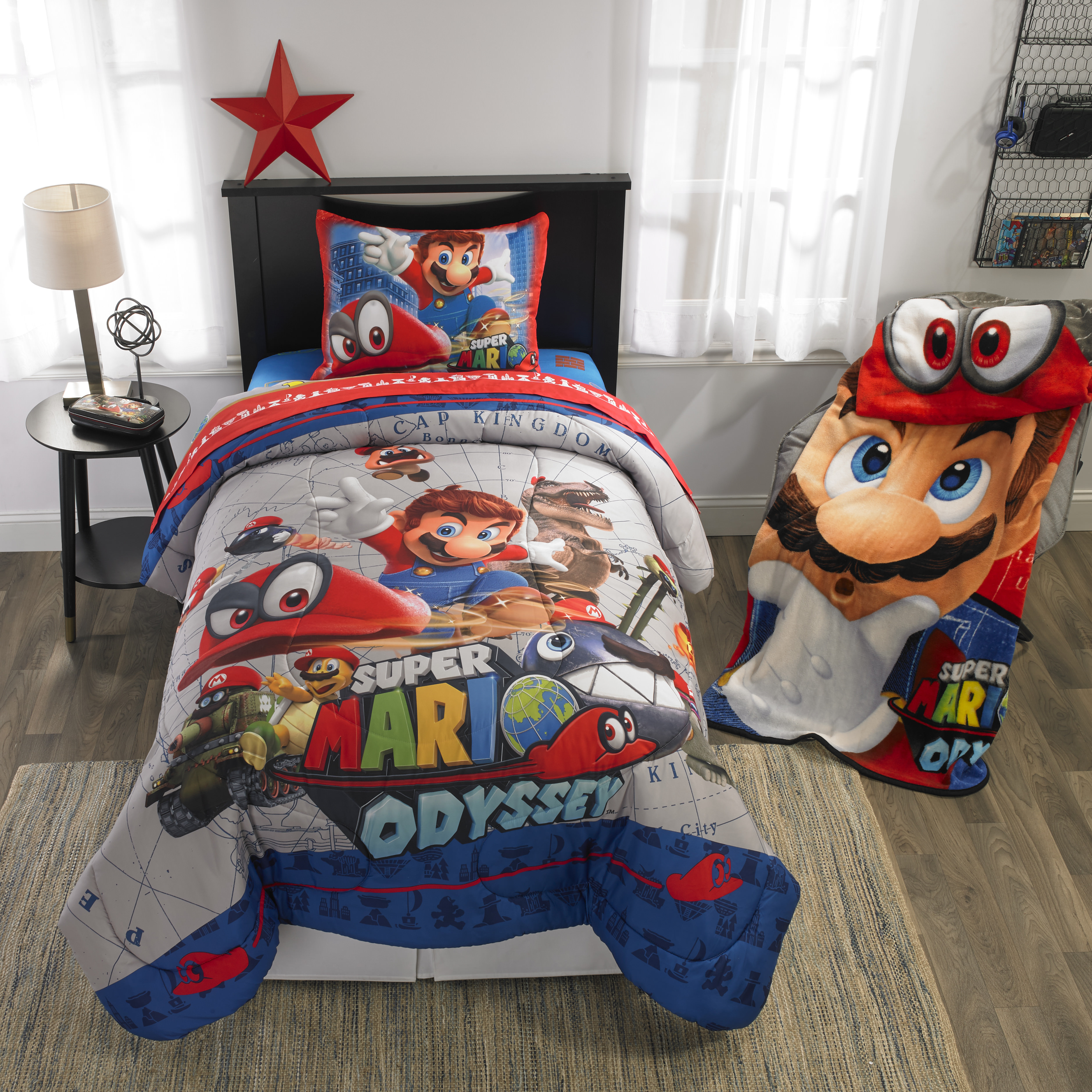 Super Mario Odyssey Bedding - HD Wallpaper 
